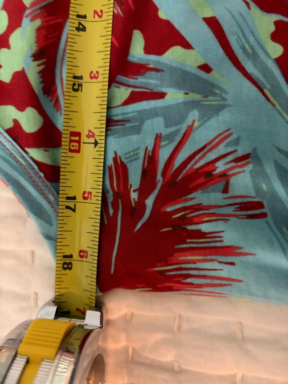 Soft Surroundings Coral and Aqua Tropical Maxi Dress - Picture 5 of 7